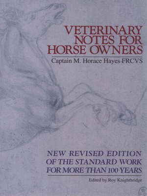cover image of Veterinary Notes for Horse Owners